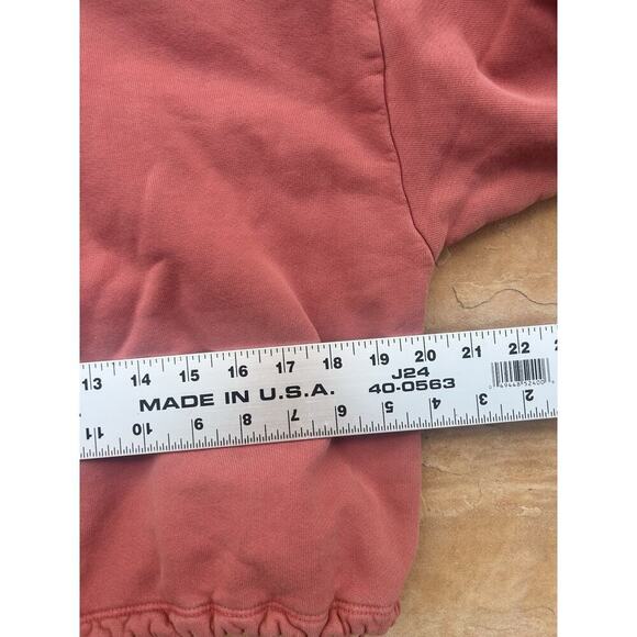 SET ACTIVE 1/2 Zip Cropped Pullover Heavyweight Sweatshirt Women’s XSTerracotta - Picture 6 of 6